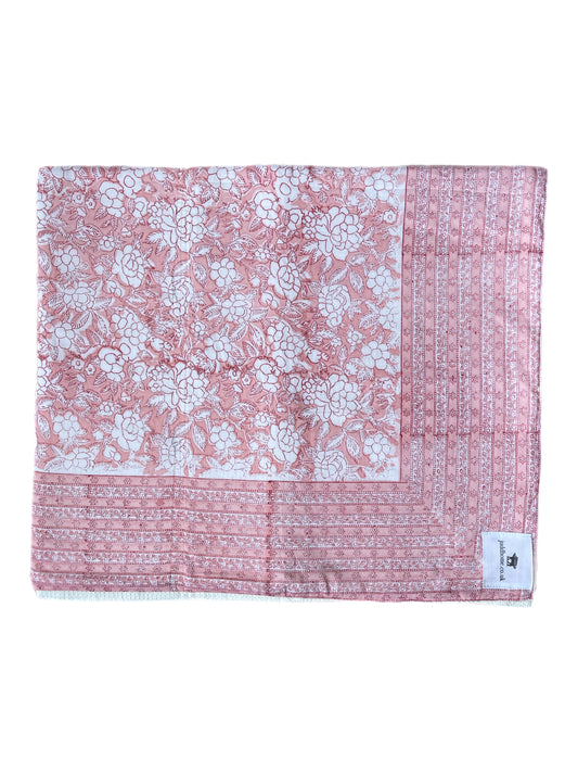 'Pink Foliage' Towel