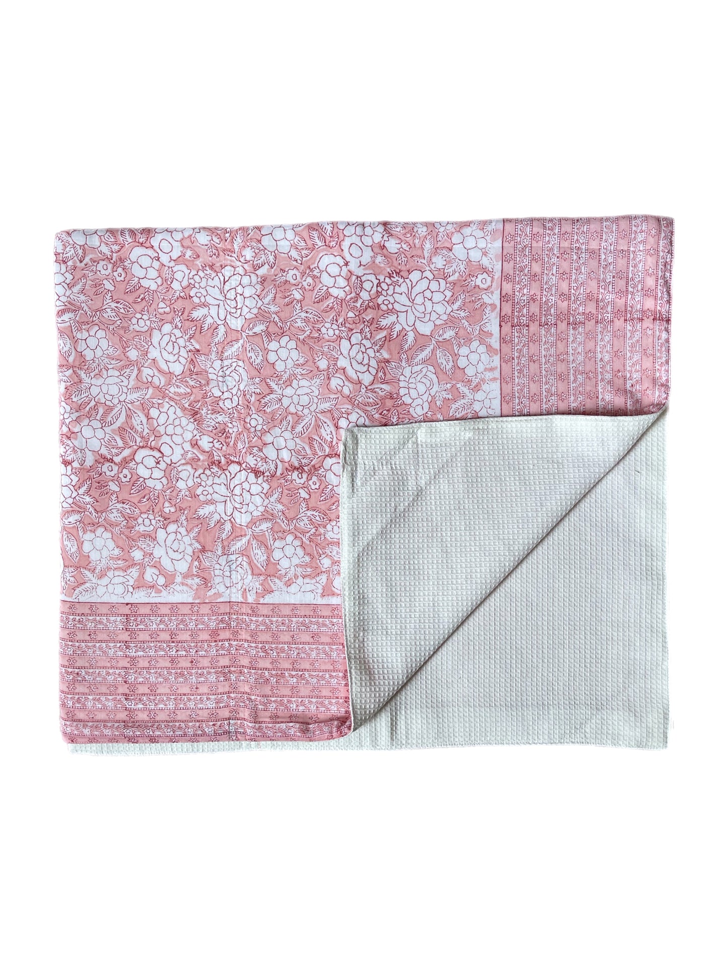 'Pink Foliage' Towel