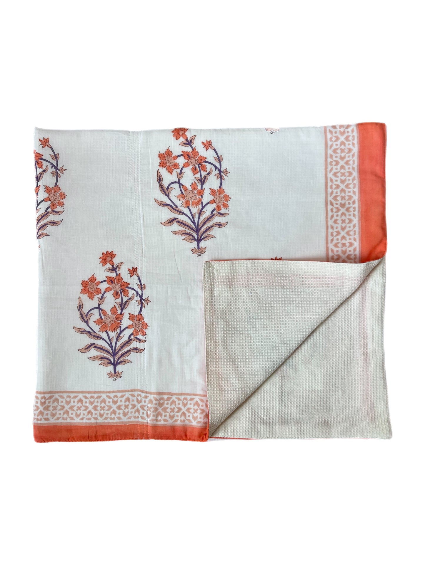 'Orange and Purple Tree' Towel