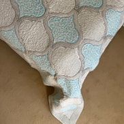 Blue Shield Bedspread/Quilt