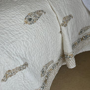 Yellow & Green Cypress Bedspread/Quilt
