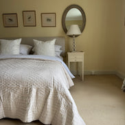 Taupe Cotton Bedspread/Quilt