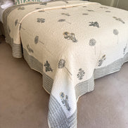 Yellow Tree Bedspread/Quilt