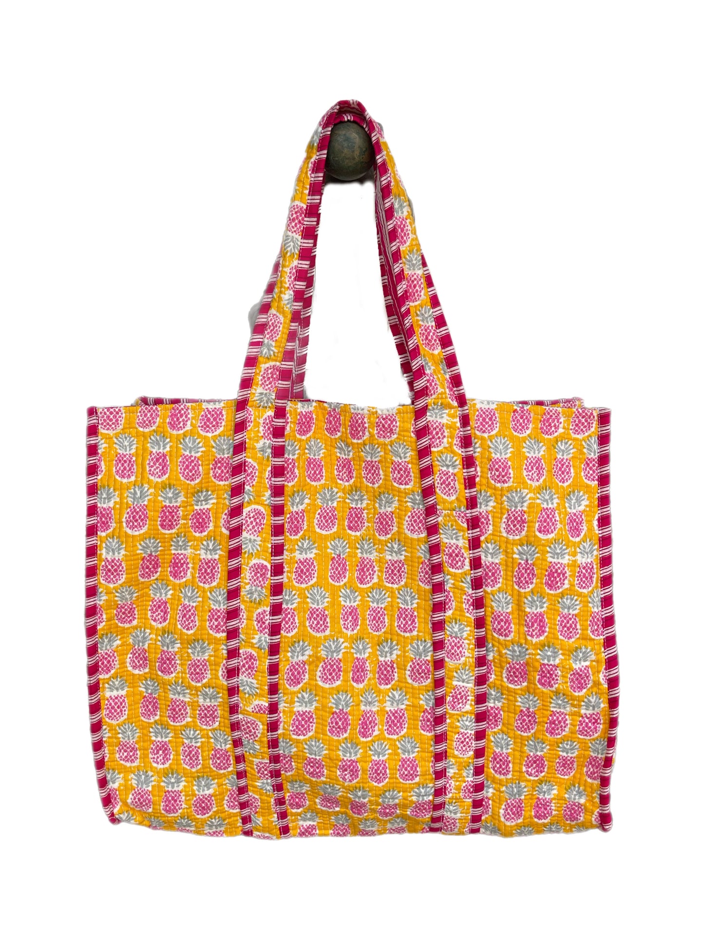 'Pink Pineapple' Tote Bag