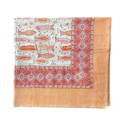 'Coral Fish' Hand Block Printed Sarong