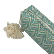 Zig Zag Zipped Pencil Case / Brush Case