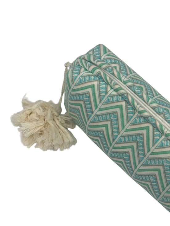 Zig Zag Zipped Pencil Case / Brush Case
