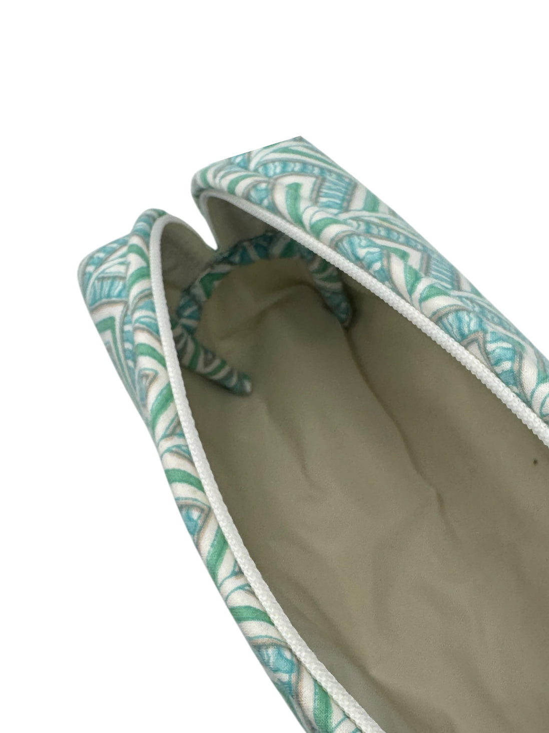 Zig Zag Zipped Pencil Case / Brush Case