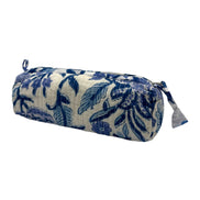 Blue Fauna Zipped Pencil Case / Brush Case