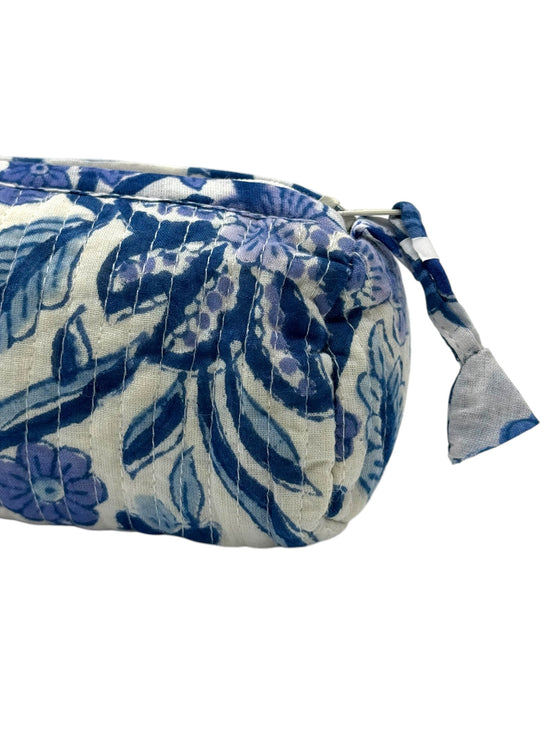 Blue Fauna Zipped Pencil Case / Brush Case