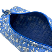 Blue Provence Zipped Pencil Case/ Brush Case