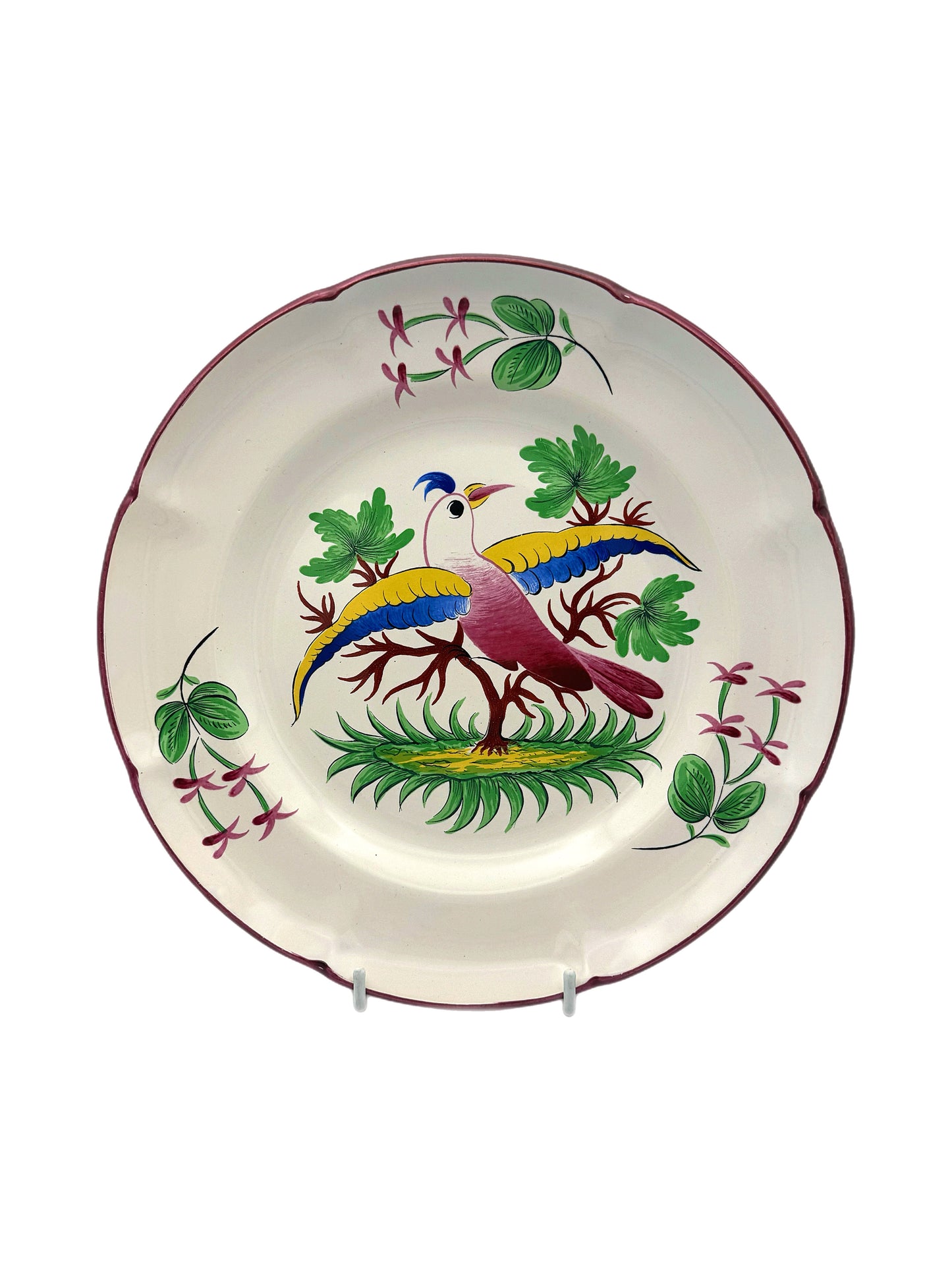 Hand Painted Saint Clément Plate