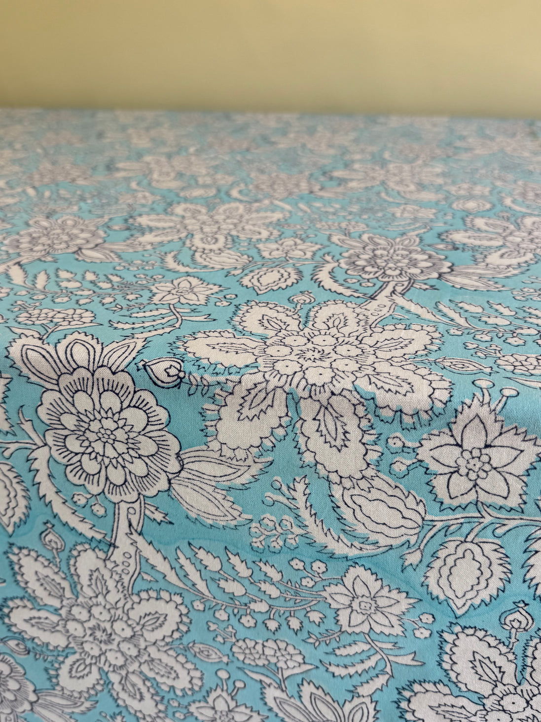 Blue Foliage Tablecloth