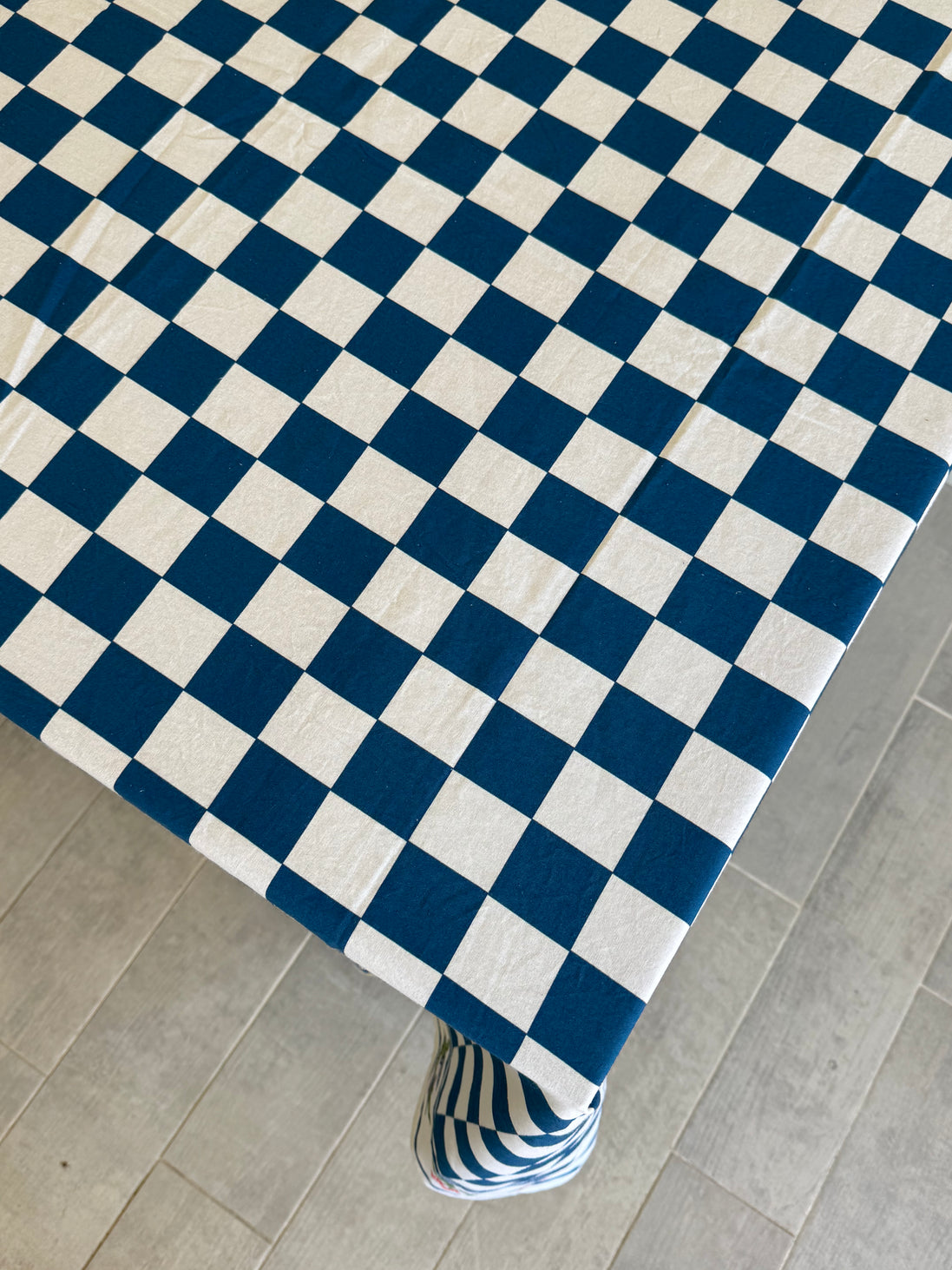 Fruit & Check Judd Shop Tablecloth