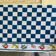 Fruit & Check Judd Shop Tablecloth