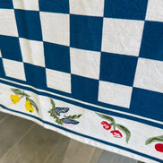 Fruit & Check Judd Shop Tablecloth