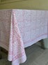 Pink Foliage Tablecloth