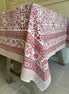 Pink Floral Tablecloth