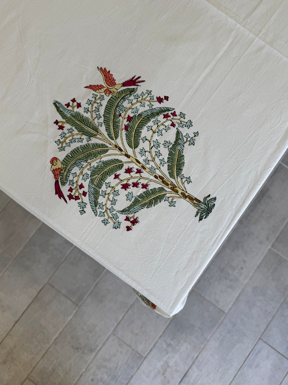 Parrots Tree Tablecloth