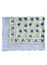 Blue Flowers Hand Block Printed Sarong