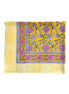 Lemon & Pink Foliage Hand Block Printed Sarong