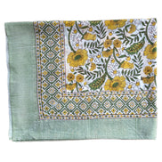 Citrus Flower Hand Block Printed Sarong