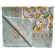 Citrus Flower Hand Block Printed Sarong