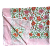 Pink & Orange Canopy Hand Block Printed Sarong