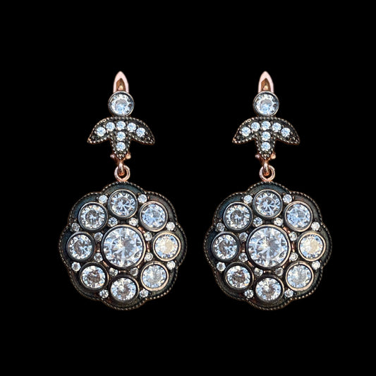 Antique Style Target Earrings