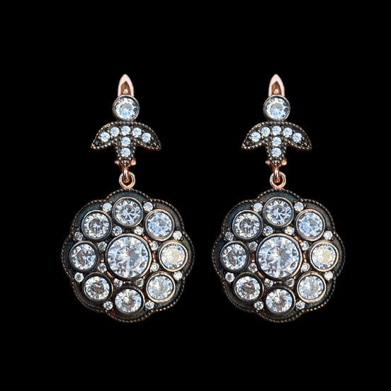 Antique Style Target Earrings
