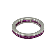 'Vivid Ruby' Full Eternity Ring