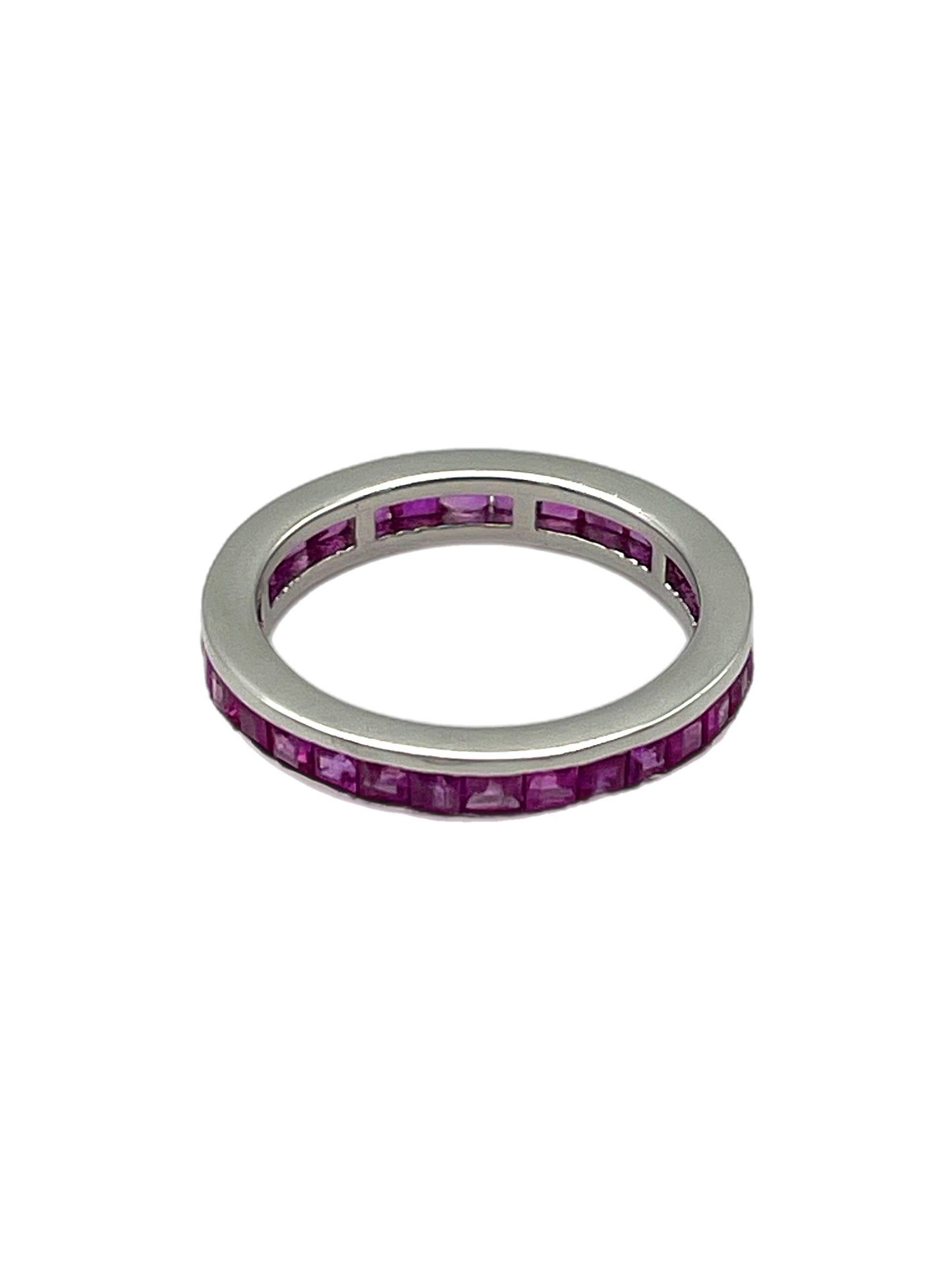 'Vivid Ruby' Full Eternity Ring