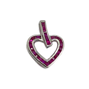 Ruby Heart Necklace