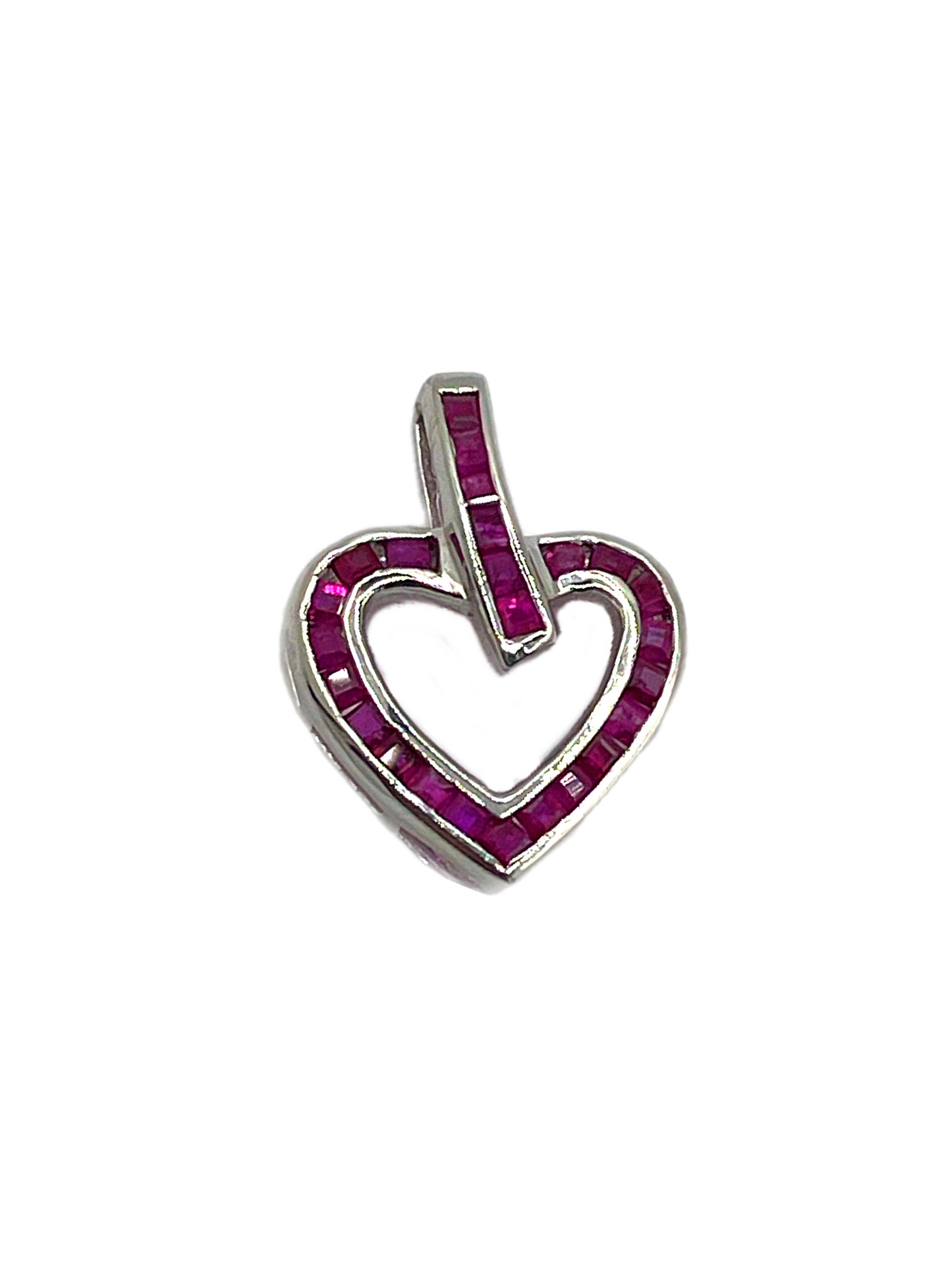 Ruby Heart Necklace