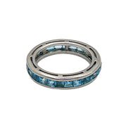 'Swiss Blue' Topaz Full Eternity Ring