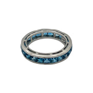 'London Blue' Topaz Full Eternity Ring