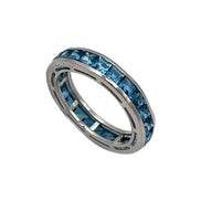 'London Blue' Topaz Full Eternity Ring