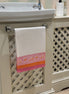 Pink & Orange Fauna Hand Block Printed Hand Towel