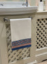 Blue & Taupe Geometric Hand Block Printed Hand Towel