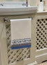 Blue Flower Trellis Hand Block Printed Hand Towel