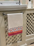 Orange & Pink Flower Hand Block Printed Hand Towel