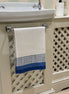 Blue Mini Spot Hand Block Printed Hand Towel