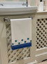 Blue & Green Spot Hand Block Printed Hand Towel