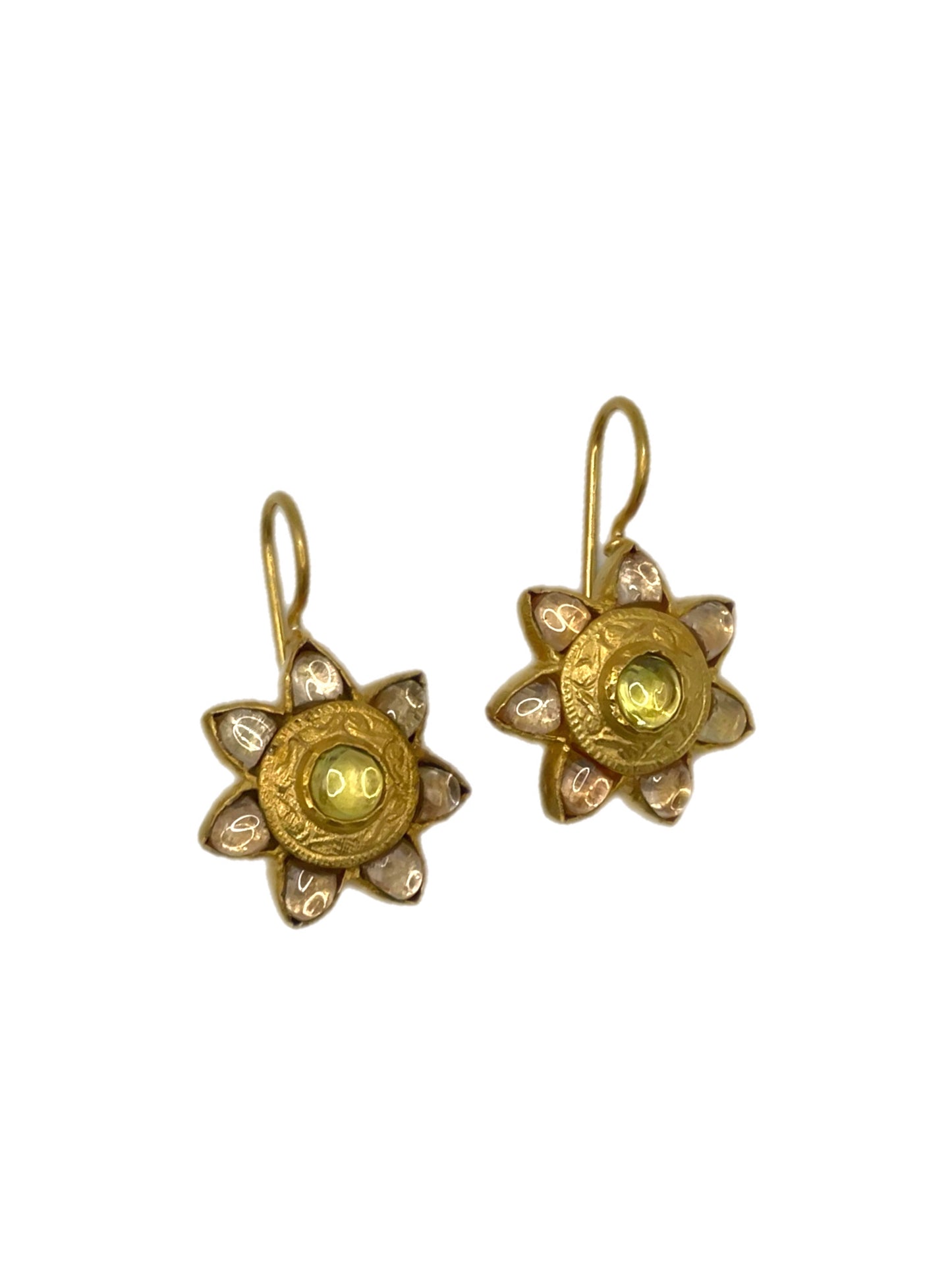 Taupe Sun Earrings