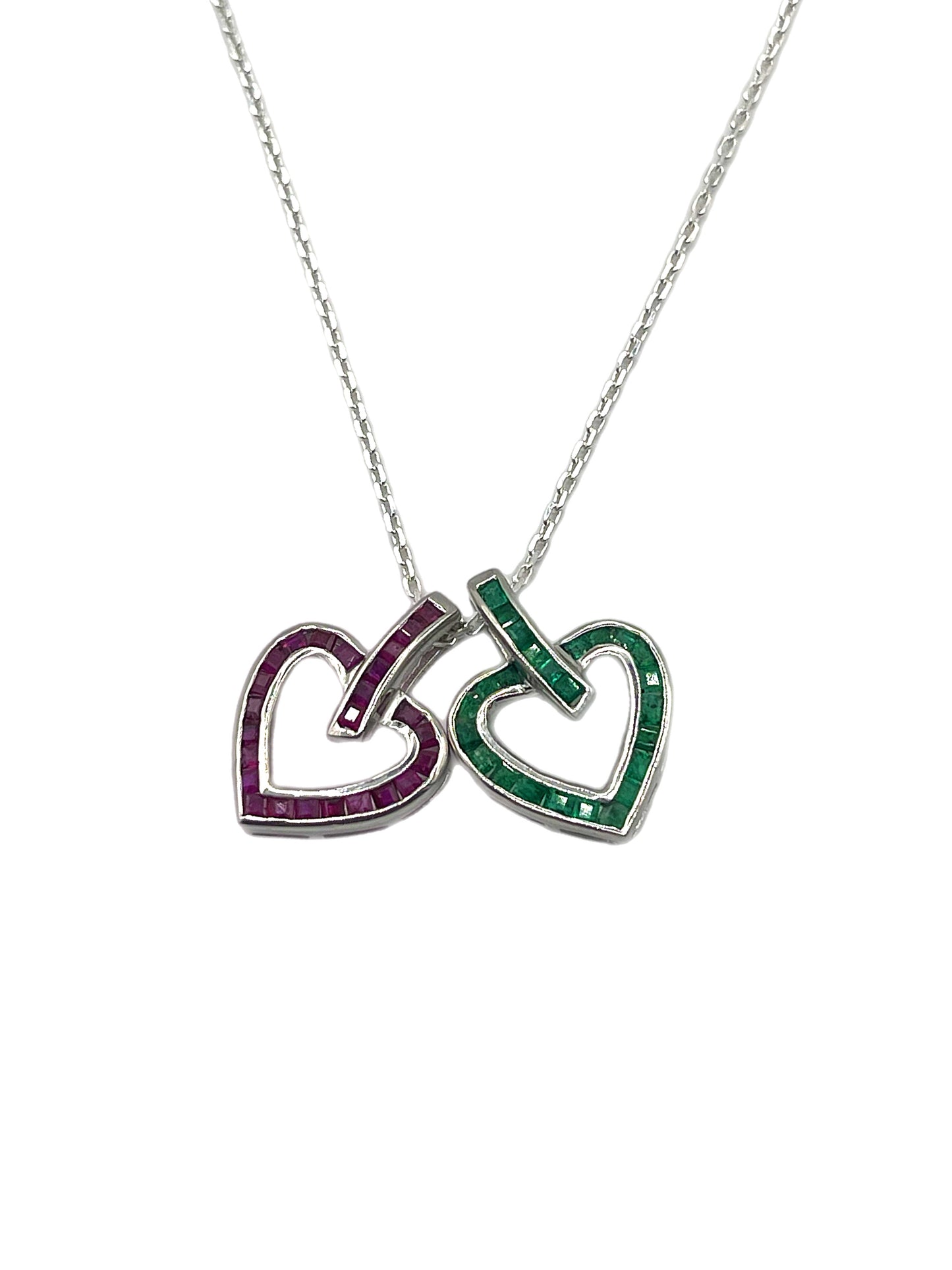 Ruby Heart Necklace