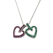 Emerald Heart Necklace