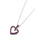 Ruby Heart Necklace