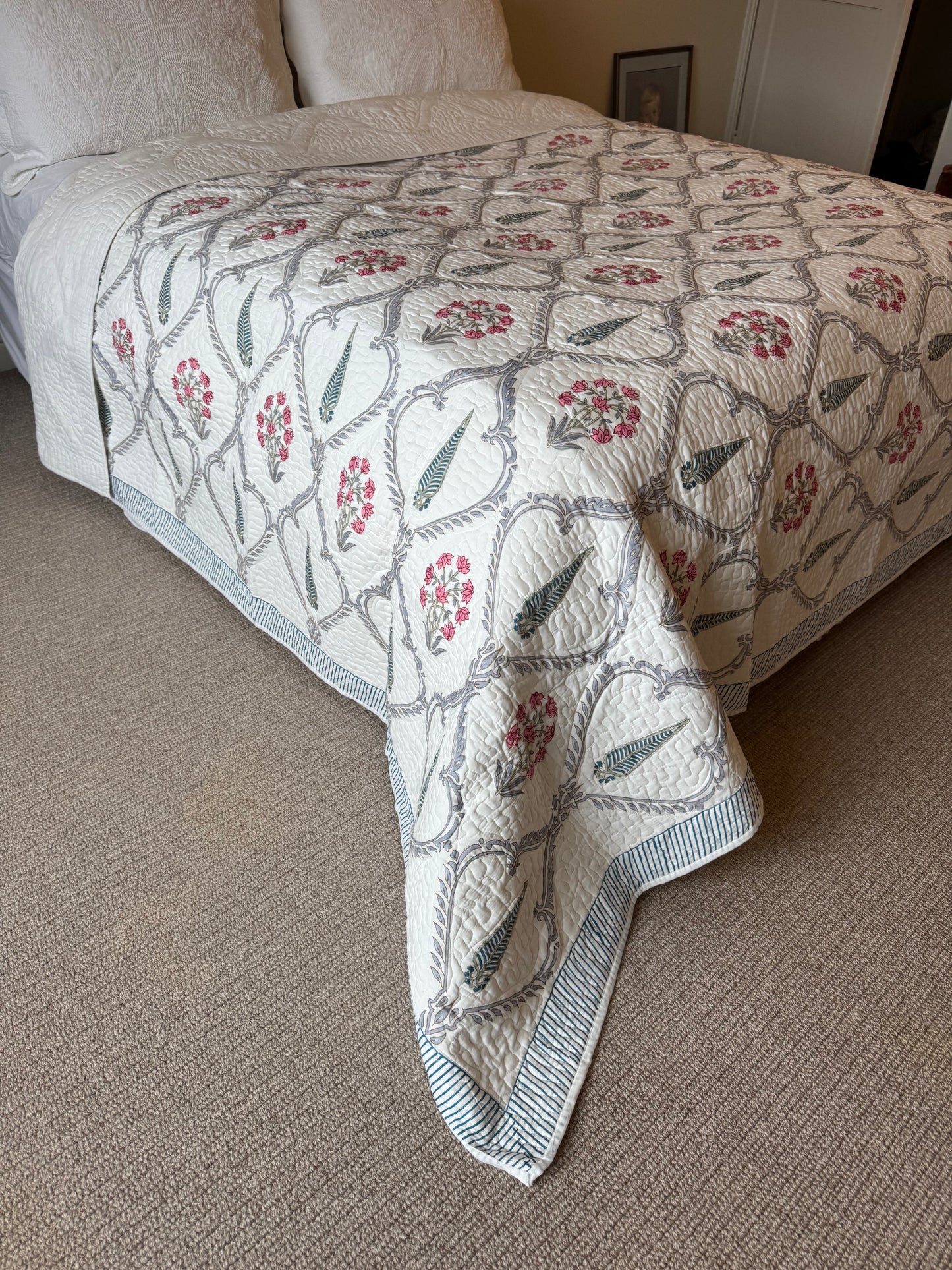 Pink Cypress Bedspread/Quilt