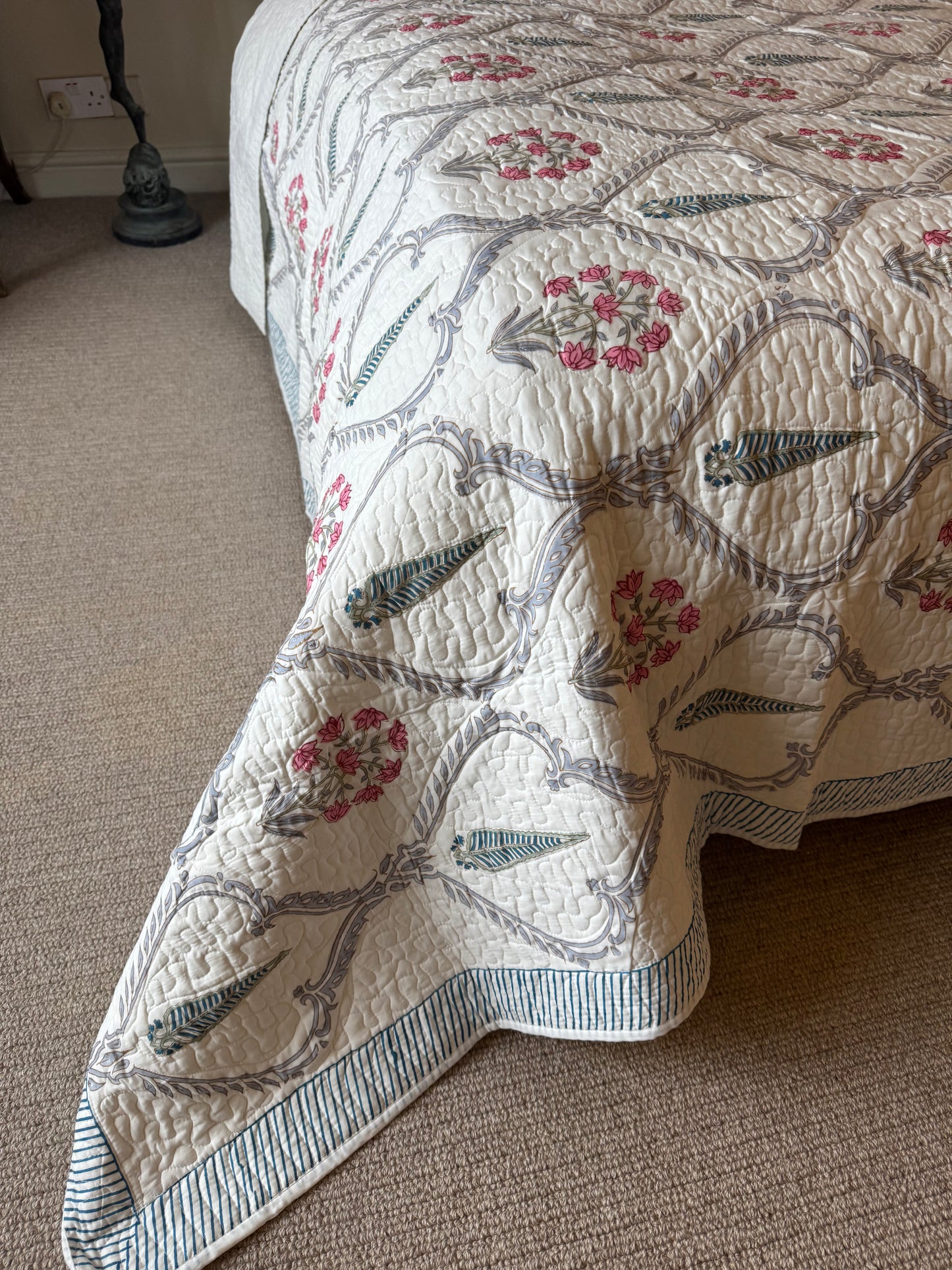 Pink Cypress Bedspread/Quilt