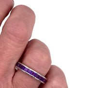 'Royal Amethyst' Full Eternity Ring